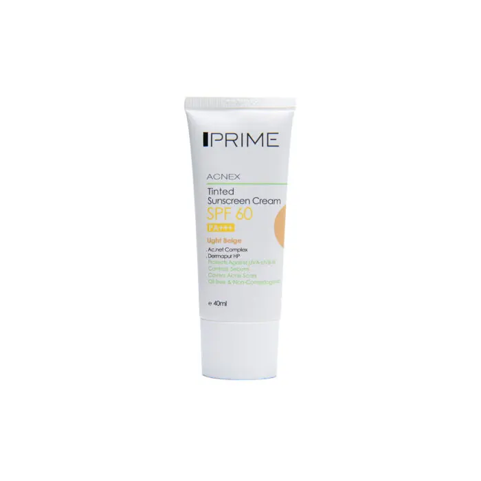 کرم ضدآفتاب SPF 60 رنگی فاقد چربی پرایم - Image 4