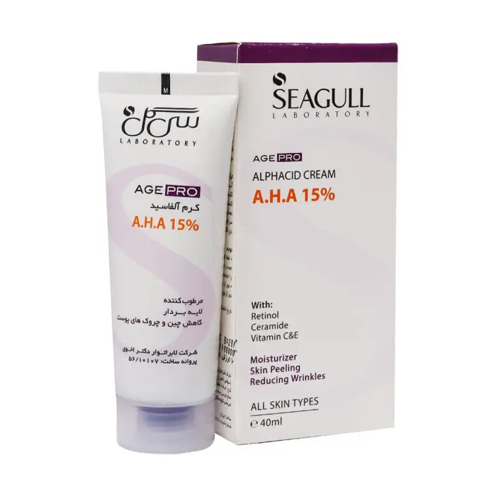 کرم لایه بردار آلفاسید AHA 15% سی‌ گل