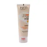 کرم ضدآفتاب رنگی SPF60 فاقد چربی سی گل