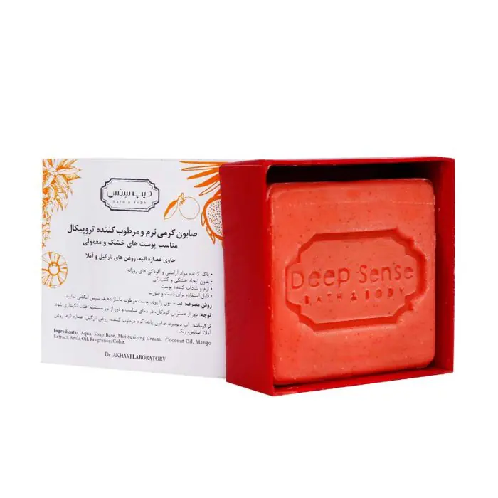 صابون کرمی نرم و مرطوب کننده تروپیکال دیپ سنس