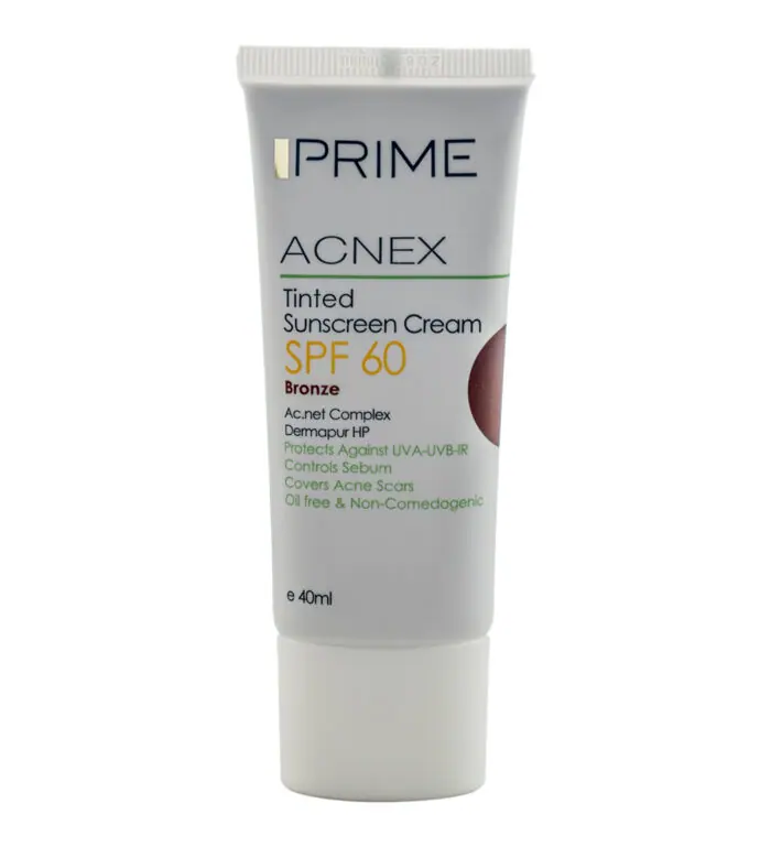 کرم ضدآفتاب SPF 60 رنگی فاقد چربی پرایم - Image 3